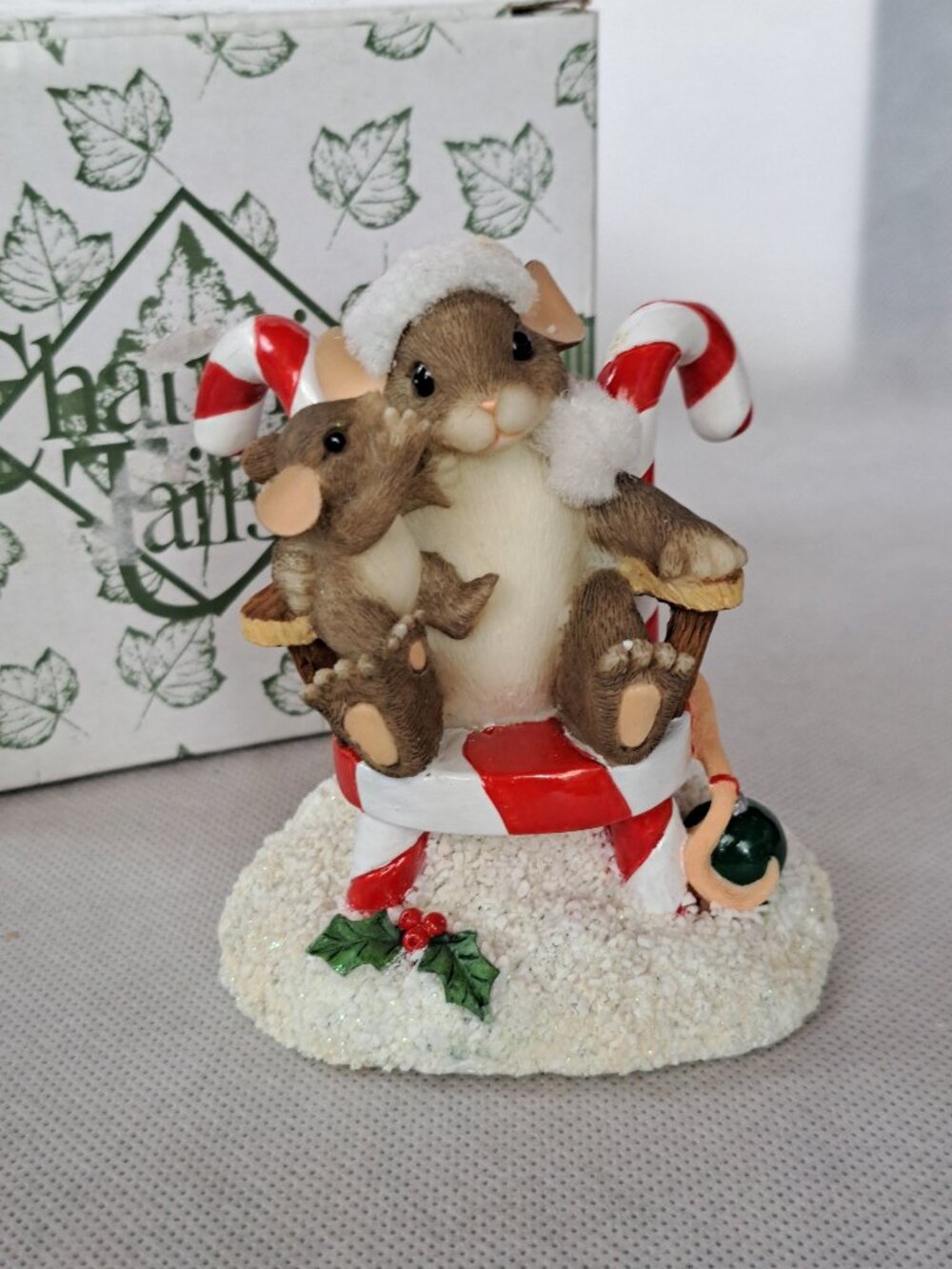 Charming Tails SECRETS FOR SANTA Fitz and Floyd Mouse Figurine 87/119 Holiday